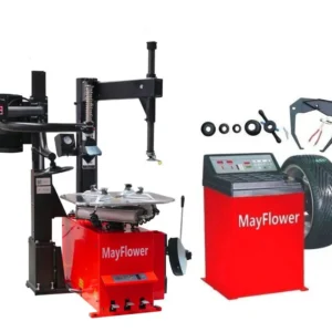 1.5 HP Tire Changer Wheel Balancer Balancer Machine Combo 980 800 Red Edition