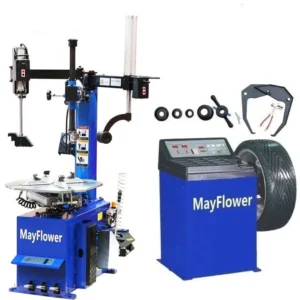 New Double Assist Arms Tire Changer Wheel Balancer Machine Combo 988 680