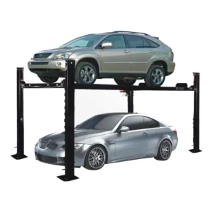 XK P407A 8000 LB 4 Post Heavy Duty Portable Storage Car Lift Auto Hoist-Movable